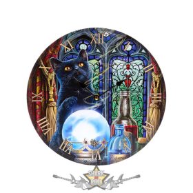   Macska - Witches Apprentice Cat - Lisa Parker. CLCK40.    falióra
