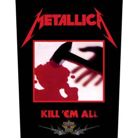 Metallica - Kill em all.  Back Patch, hátfelvarró.    Metallica - Kill em all.  Back Patch, hátfelvarró.