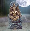 Baphomet  -   Antiquity Occult Backflow Füstölő Gótikus Dísz. C1965F6.  18. cm. gyertyatartó, füstölő tartó