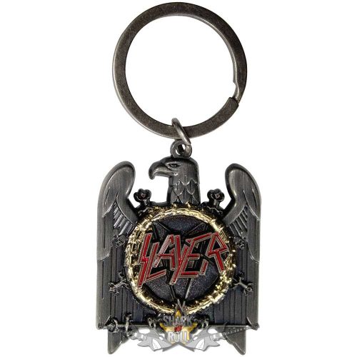 Slayer - Keychain.  Silver Eagle.   import fém kulcstartó