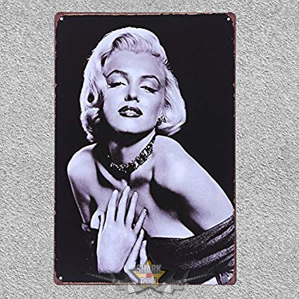 MARILYN MONROE - MEMORY DREAM.  20X30.cm. fém tábla kép