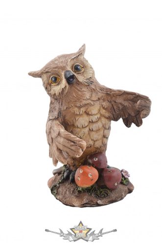 Bagoly okostelefon tartó - Owl mobile holder. 729-1315.  fantasy figura