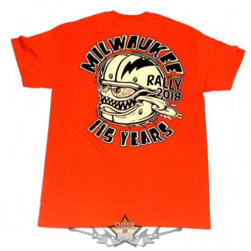 MILWAUKEE RALLY - 115 YEARS.2018.  T-Shirt.  motoros póló