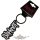 Slipknot - Keychain.  White Logo Black Border.  import fém kulcstartó