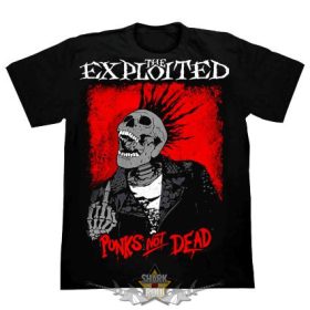 THE EXPLOITED - PUNKS NOT DEAD HEAD.   zenekaros póló THE EXPLOITED - PUNKS NOT DEAD HEAD.   zenekaros póló