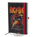   AC/DC - For Those About To Rock.  notebook A5 - licencelt termék .    napló, notesz