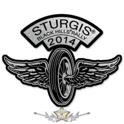 Sturgis Motorcycle Rally - Flying Wheel Pin.  USA import motoros fém  jelvény