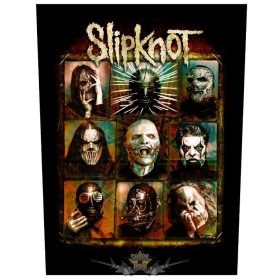 SLIPKNOT - BAND.  Back Patch, hátfelvarró.   