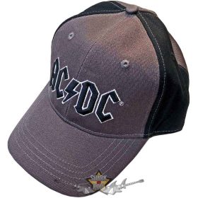  AC/DC - Unisex Baseball Cap - Black Logo (Charcoal Grey & Black) (2-Tone)    baseball sapka