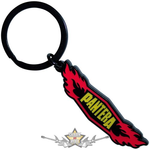 Pantera - Keychain.  Flames.  PANTKEY15.  import fém kulcstartó