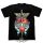 BON JOVI - HEART LOGO. Sword.   SD.   férfi zenekaros  póló. 