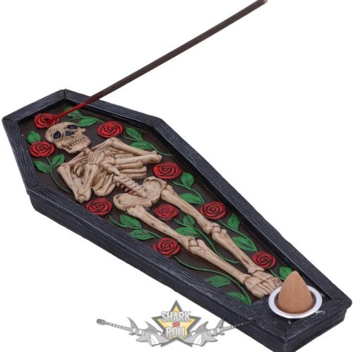 Rest in Roses - Incense Burner 21.5cm.  U6552y3.  füstölőtartó.