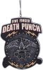 Five Finger Death Punch - Hanging Xmas Decoration 9.5cm. B5774U1  függő fantasy dísz,  /karácsonyi/