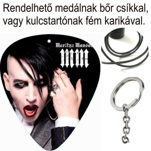 MARILYN MANSON.  pengető nyaklánc