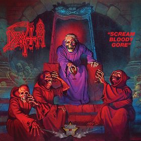 DEATH - SCREAM BLOODY SCREAM.   SFL. felvarró