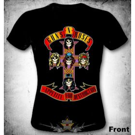 GUNS N ROSES APETITE Art design. Apetite ....  női póló