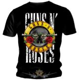   Guns N Roses - Classic Vintage Logo Mens Black T Shirt. zenekaros póló