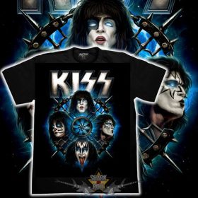 KISS - BAND FOTO.   S.ZF. 402. zenekaros  póló.  KISS - BAND FOTO.   S.ZF. 402. zenekaros  póló.