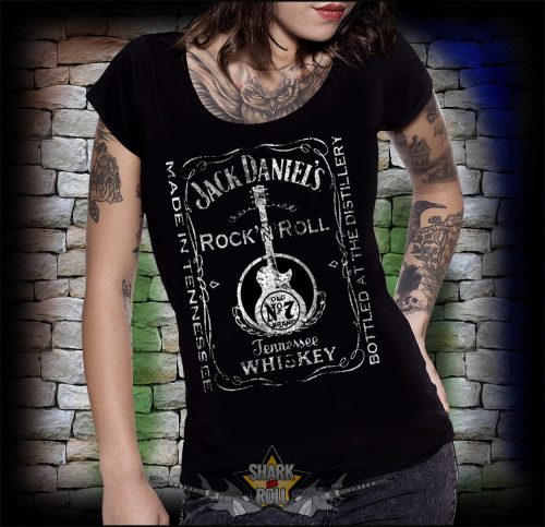 JACK DANIELS - Gitar.  női póló