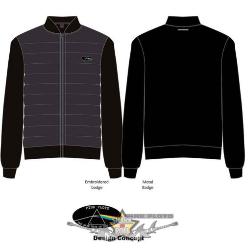 Pink Floyd - Unisex Quilted Jacket.  Dark Side of the Moon Oval (Black).   Ritkaság !  tavaszi Jacket