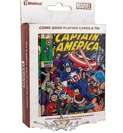 CAPTAIN AMERICA - Marvel – Playing Cards.  fantasy world kártya