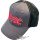 AC/DC - Unisex Baseball Cap - Red Logo (Charcoal Grey & Black) (2-Tone)    baseball sapka