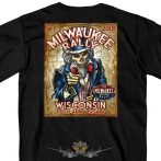   MILWAUKEE BIKER RALLY - WISCONSIN - 2018.  T-Shirt.  motoros póló