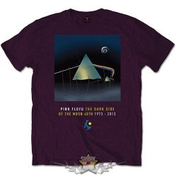 Pink Floyd - 40th Dali Sleep Aubergine Mens T-shirt. zenekaros póló