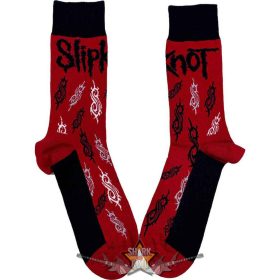  Slipknot - Unisex Ankle Socks.  Tribal S (Red) (UK Size 7 - 11)  boka  zokni