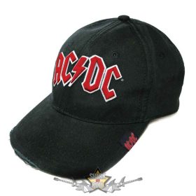   AC/DC - Unisex Baseball Cap - Red Logo (Black)   baseball sapka