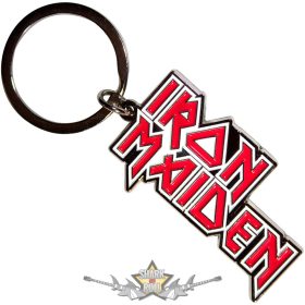   Iron Maiden - Keychain.  Stacked Logo.  import fém kulcstartó