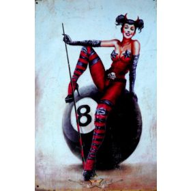 LUCKY GIRL - 8.   Metal Sign.  20X30.cm. fém tábla kép