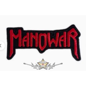 MANOWAR - Logo   hímzett felvarró