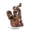Vino Vessel 21cm Tentacled Steampunk Skull Bottle Holder. D5417t1. borosüveg tartó, koponya figura