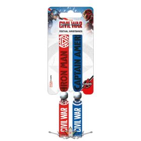   CAPTAIN AMERICA - CIVIL WAR - FESTIVAL WRISTBANDS.   karkötő, csuklópánt