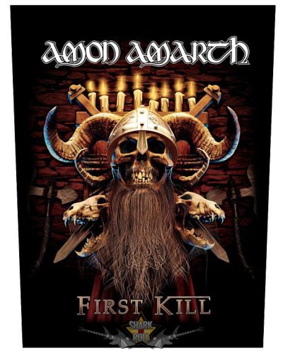 AMON AMARTH - First kill.   Back Patch, hátfelvarró.   