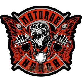 MOTOROS - BIKERS HORDA. F.CS. motoros, vegyes felvarró