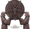 Baphomet - Bronz Baphomet oltárdísze 18,5 cm.   fantasy figura, asztali dísz