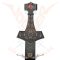 THOR hammer * Viking Dagger with wooden. 774-362.   hobby kés, bicska, tőr, dísztárgy