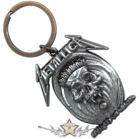 Metallica - Keychain.  In Vertigo. 3D.    import fém kulcstartó   Metallica - Keychain.  In Vertigo. 3D.    import fém kulcstartó