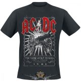 AC/DC - FOR THOSE ABOUT ROCK 81 .  férfi zenekaros póló
