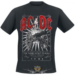 AC/DC - FOR THOSE ABOUT ROCK 81 .  férfi zenekaros póló
