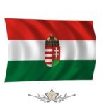 MAGYAR ZÁSZLÓ címeres. 60 X 90. cm.  zászló