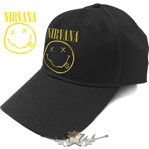 Nirvana - Unisex Baseball Cap - Logo & Smiley  baseball sapka
