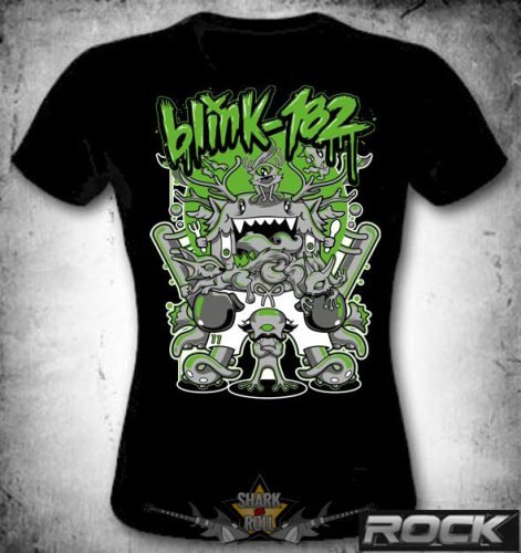 BLINK 182 - LOGO.  MT.088.  női póló