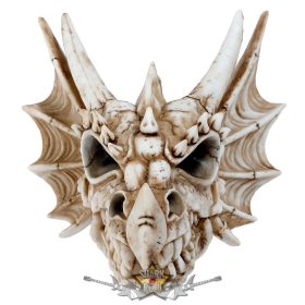   Sárkány Koponya - A Sötétség Árnyai. Fali Dísz. DRG539..  fantasy dísz
