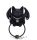 BLACK CAT - Vampuss fekete denevérmacska - Vampuss Black Bat Cat Door Knocker 20cm. U6129W2.  kopogtató   fantasy figura, asztali dísz