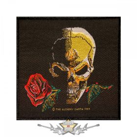 Alchemist Skull & Rose Skeleton Head.  felvarró