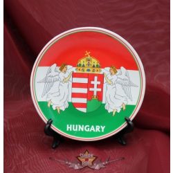 Magyarország - Angyal címer  tányér.