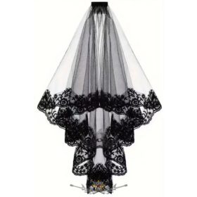 Gótikus - Góth  csipke fátyol Gótikus - Góth  csipke fátyol